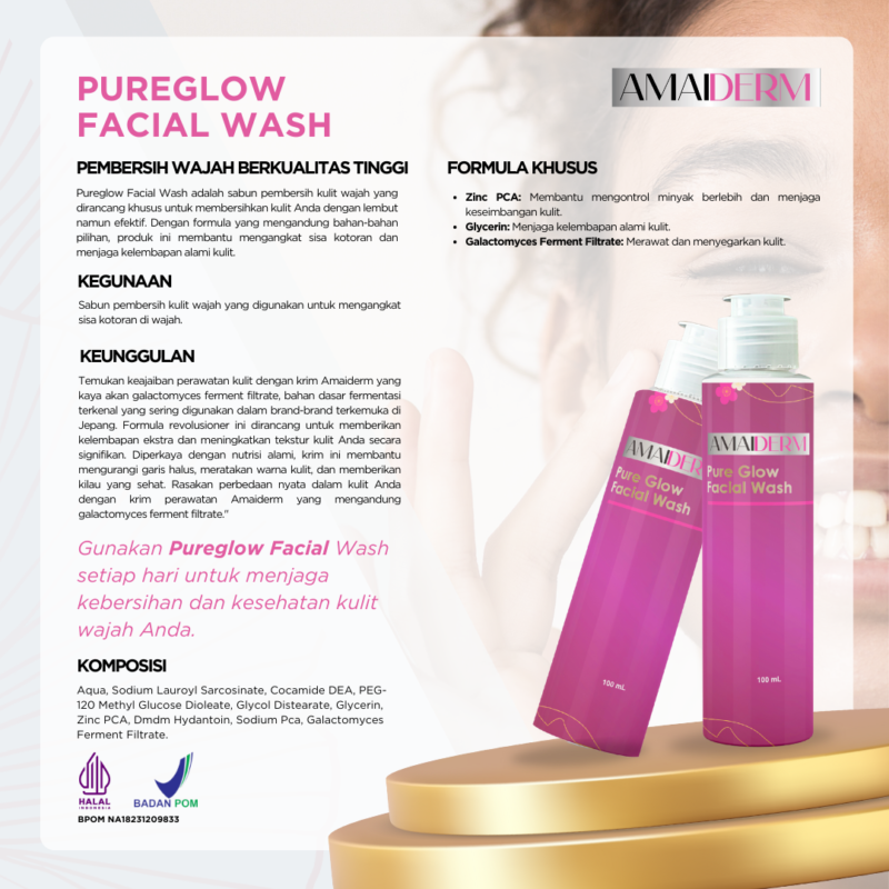 Pureglow Facial Wash (Testing)