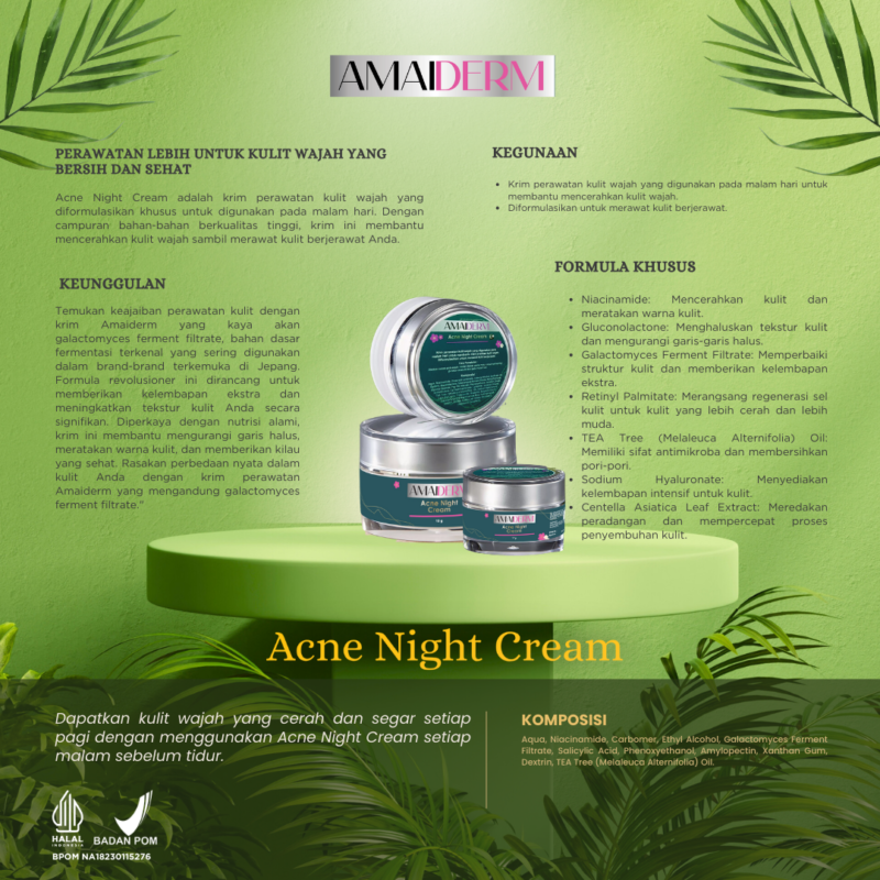Acne Night Cream